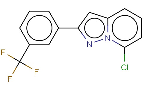 7-CHLORO-2-(3-(TRIFLUOROMETHYL)PHENYL)PYRAZOLO[1,5-A]PYRIDINE